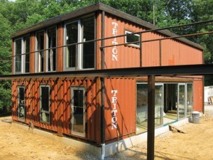 Quik House shipping container house built by Quik Build LLC