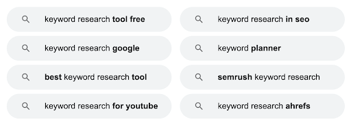 One of the free hacks for beefing up your real estate SEO game is to use keywords found in Google's "related searches".
