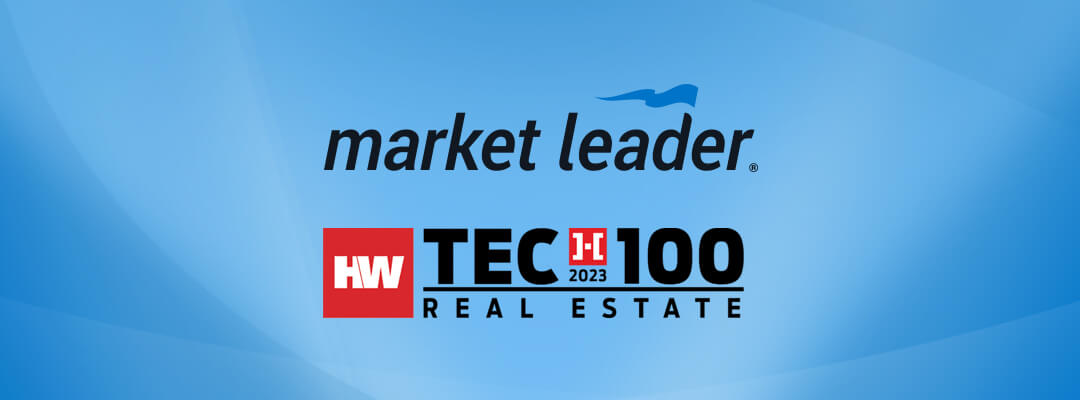 Market Leader is proud to be named to HousingWire's 2023 Tech100 list!