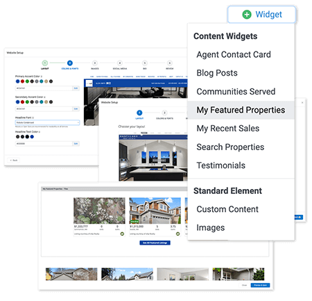 Create your ideal real estate agent website with our intuitive drag-and-drop builder, designed for ease and flexibility.